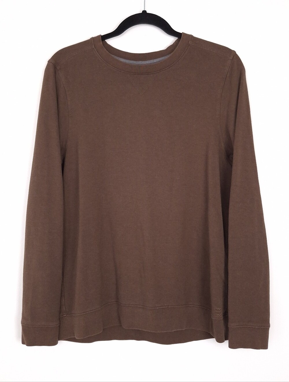 Free Fly Bamboo Heritage Fleece Crew Sweatshirt Mustang outdoor fishing brown
